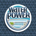 Vector logo for Water Power