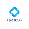 Vector logo for your business. Association, Alliance, Unity. Royalty Free Stock Photo