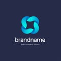 Vector logo for your business. Association, Alliance, Unity. Royalty Free Stock Photo