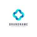 Vector logo for your business. Association, Alliance, Unity. Royalty Free Stock Photo