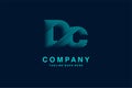 vector logotype letter D C logo design, usable logo for business, industry, technology,web icon, company or personal signature Royalty Free Stock Photo