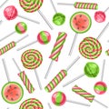 Vector Lollipop Seamless Pattern