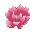 Vector Lotus art for design