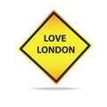 Vector Love London Sign