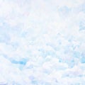 Vector Low poly abstract white and light blue background, trendy white sky cover Royalty Free Stock Photo