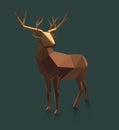 Vector Low Poly Deer