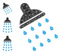 Vector Lowpoly Shower Icon and Similar Icons Royalty Free Stock Photo