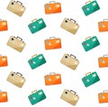 Vector luggage pattern