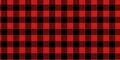 Vector Lumberjack plaid pattern. Alternating dark red and white squares background. country pattern. Vector illustration.