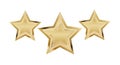 Vector Luxury golden stars award decoration