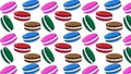 vector macaroon pattern