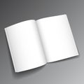 Vector magazine opened mockup3 Royalty Free Stock Photo