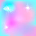 Vector Magic Farytale Background, Cute Backdrop, Light Blue and Pink. Royalty Free Stock Photo