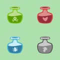 Vector magic potions