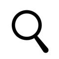 Vector magnifier icon.