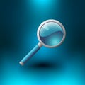 Vector Magnifying Glass Icon Royalty Free Stock Photo
