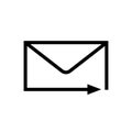 Vector mail arrow Icon