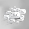 Vector mail web icon Royalty Free Stock Photo