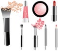 Vector make-up icons set