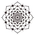 Vector mandala ornament Royalty Free Stock Photo