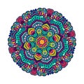 Vector mandala ornament. Royalty Free Stock Photo