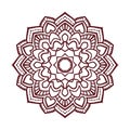 Vector mandala ornament Royalty Free Stock Photo