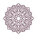Vector mandala ornament. Royalty Free Stock Photo