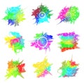 Vector mandala set Royalty Free Stock Photo