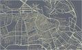 City Map of Amsterdam, Netherlands