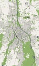 map of the city of Augsburg, Germany Royalty Free Stock Photo