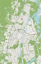 Map of the city of Haarlem, Netherlands