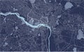 Map of the city of Richmond, Virginia, USA