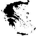 Vector map of greece