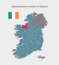 Vector map Ireland, county Sligo