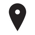 Vector map marker icon that points location. Web element design. Royalty Free Stock Photo