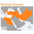 Vector map of Persian Empire