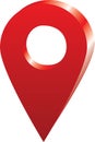 Vector - Map Pin Icon Location On Google Map