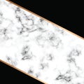 Vector marble texture design with golden geometric lines, black and white marbling surface, modern luxurious background