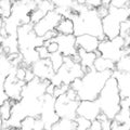 Vector marble texture design seamless pattern, black and white marbling surface, modern luxurious background Royalty Free Stock Photo