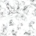 Vector marble texture design seamless pattern, black and white marbling surface Royalty Free Stock Photo