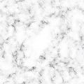 Vector marble texture design seamless pattern, black and white marbling surface