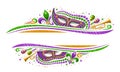 Vector Mardi Gras Border