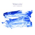 Vector marina, navy blue, indigo watercolor texture