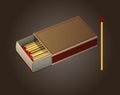 Vector Matchbox and Matches