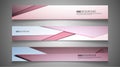 Vector material design banner background. Abstract creative concept of business modern graphic layout template Royalty Free Stock Photo
