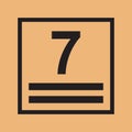 Vector Maximum Stack Icon Symbol For Packaging