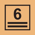 Vector Maximum Stack Icon Symbol For Packaging