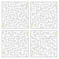 Vector maze Royalty Free Stock Photo