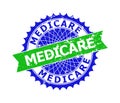 MEDICARE Bicolor Rosette Rough Watermark