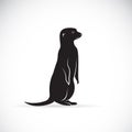 Vector of meerkats design on white background. Animals. Royalty Free Stock Photo